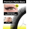 BEYELIAN Eyelash Extension Natural Matte Black 0.05 D Curl 11mm