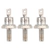 3PCS Rectifier Diode Spiral 25A Iron High Hardness Spiral Rectifier
