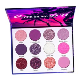 Beavorty Matte and Shimmer Eye Shadow Palette 12 Colors Makeup Palette for Intense Eye Makeup