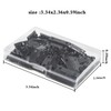 CVIUYO 60 Pieces Small Hinges for Crafts and Wooden Box,