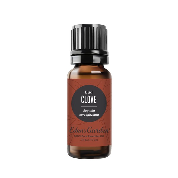 Edens Garden Clove- Bud Essential Oil, 100% Pure Therapeutic Grade (Undiluted Natural/Homeopathic Aromatherapy Scented Essential Oil Singles) 10 ml