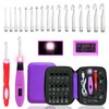 17 Size Counting Crochet Hooks Set, Light Up Crochet Hooks