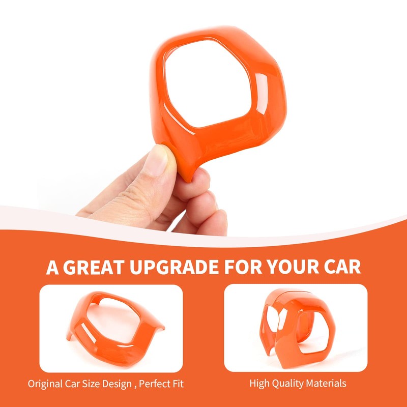 RAZPOY Gear Shift Knob Trim Cover Compatible with 2021-2023 Ford