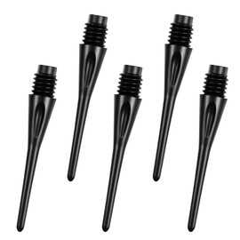 flintronic Plastic Dart Tips, 100 PCS Dart Tip Replacement Tips, 2BA Standard Thread, Soft Dart Tips, Premium Replacement Dart Accessory, Black