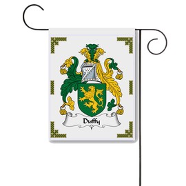 Duffy Coat of Arms/Duffy Family Crest 11 X 15 Garden Flag – Made in the U.S.A.