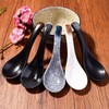 Cerficer Japanese Soup Spoon Set of 5 Asian Ceramic Ramen