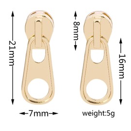 DAMLENG Fashion Vintage Gold Silver Zipper Shape Studs Earring Sets Metal Alloy Black Funky Zipper Dangle Drop Earrings For Women Men (Black+Sliver+Gold)