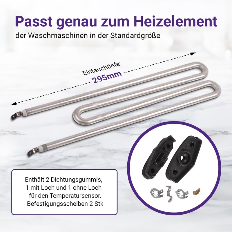 Viоks.pro Heating Rod 2100 W 230 V Replacement for Miеle