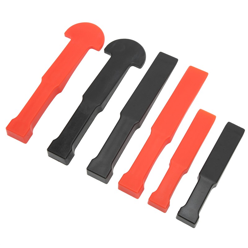 6pcs Non Marring Pry Bar Set Universal ABS Multi Wedge