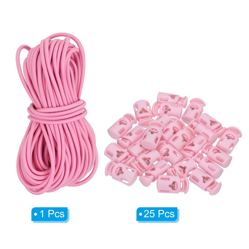 PATIKIL 10 Yard Elastic Bungee Cord & Single Hole Cord