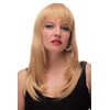 Blonde Straight Wig with Short Fringe 6310-611B 50cm