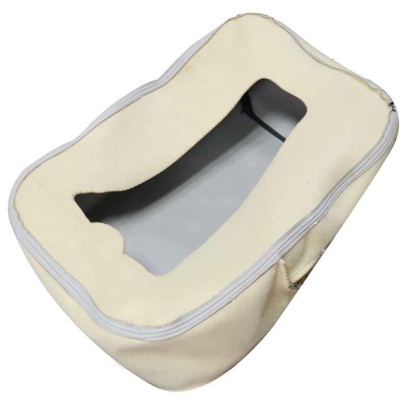 FZJDSD Light Gray Jump Seat Armrest Center Console Cover with