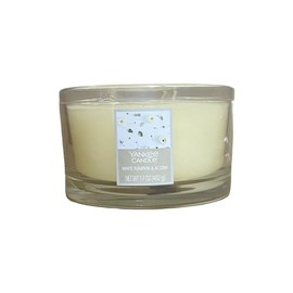 Yankee Candle 17 oz White Pumpkin & Acorn 3-Wick Housewarmer Dish Candle…