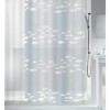 Spirella Anti-Mould Shower Curtain - Anti-Bacterial, Washable, Waterproof, Peva, "Sardaigne
