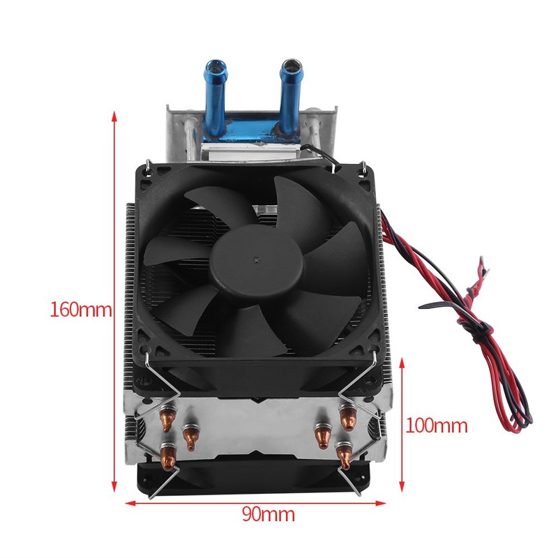 12V Semiconductor Refrigeration Cooler Thermoelectric Peltier Water Cooling System DIY