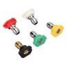 5Pcs Pressure Washer Spray Tips Nozzle Kit Multiple Degrees Quick