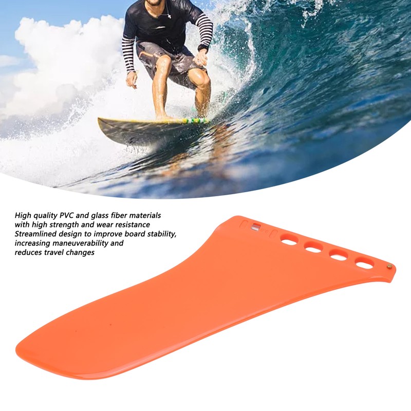 Surfboard Single Fin PVC Surf Tail Fin Special Shaped Balanced