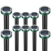 Solar Powered Mole Repellent 10 Pack - Waterproof Pest Control