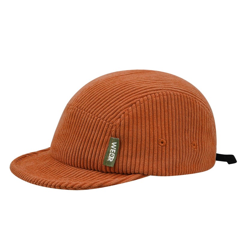 Croogo - Gorro de pana, unisex, 5 paneles, gorra de