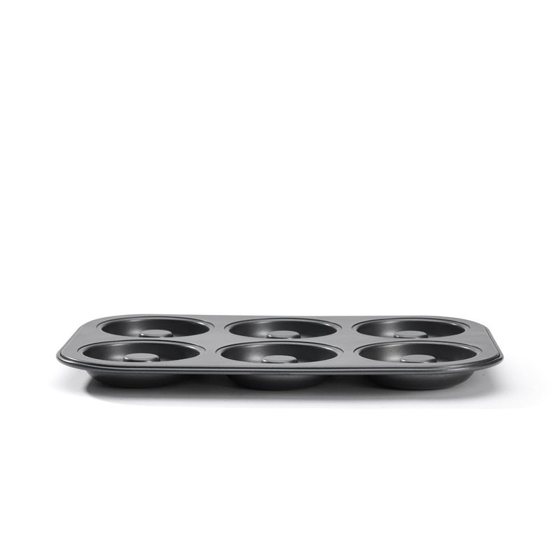 De Buyer Non-Stick 6 Hole 80mm Mini-Savarins Mould
