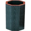 Fukui Crafts 3-1474-1 Toothpick Holder, Octagonal Wood Grain Toothpick Holder,