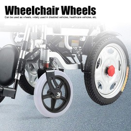 6 inch front wheelchair wheel, grey rubber single wheel wheelchair front wheels, 120 kg, maximum load labor saving and practical use