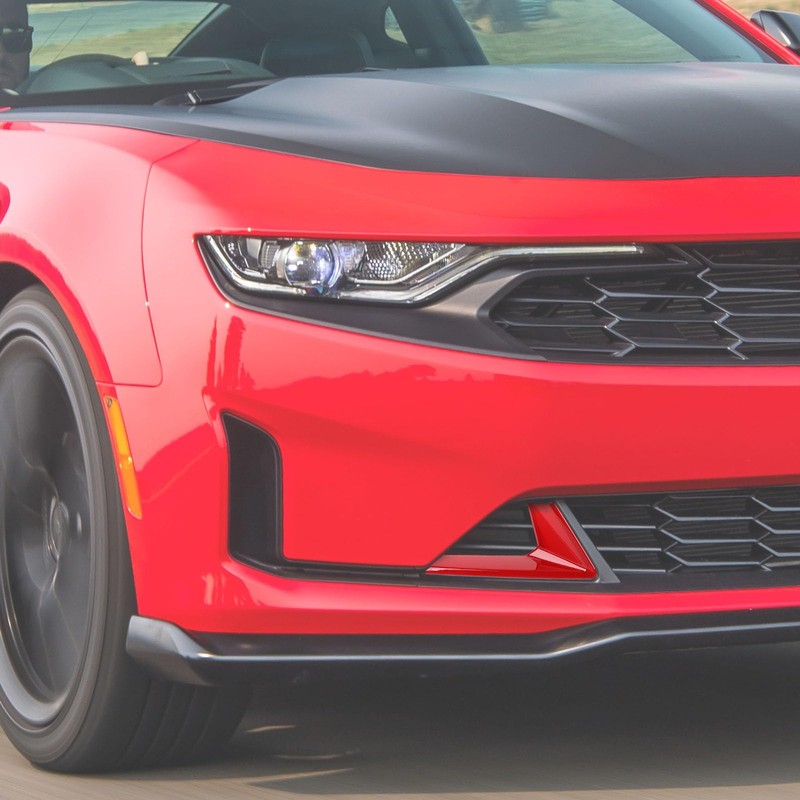 RT-TCZ for Camaro Red Front Bumper Trim Cover Compatible with