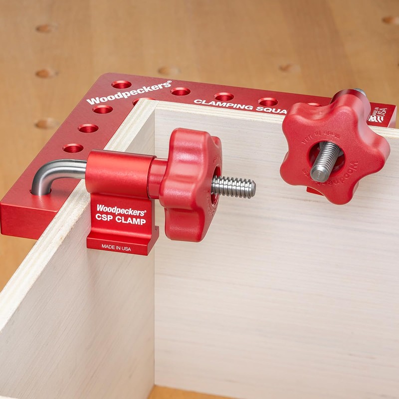 Woodpeckers Clamping Squares Plus, 4 Pack CSP Clamps, USA Made