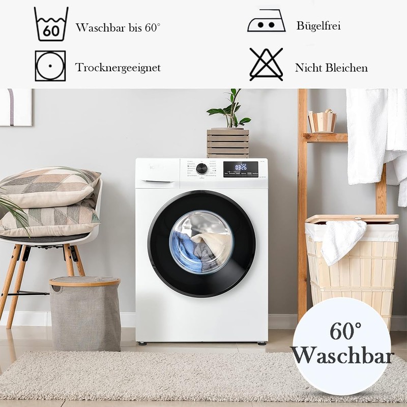 Nesture Bed Linen 155 x 220 cm 2-Piece Dark Blue/Grey