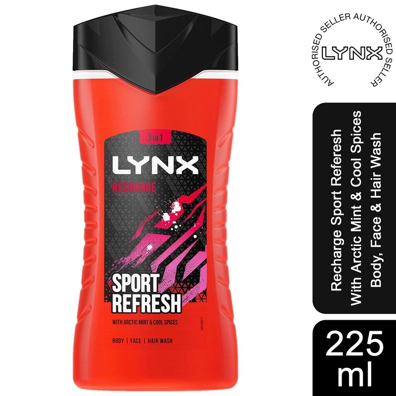 Lynx Shower Gel Recharge, 225ml