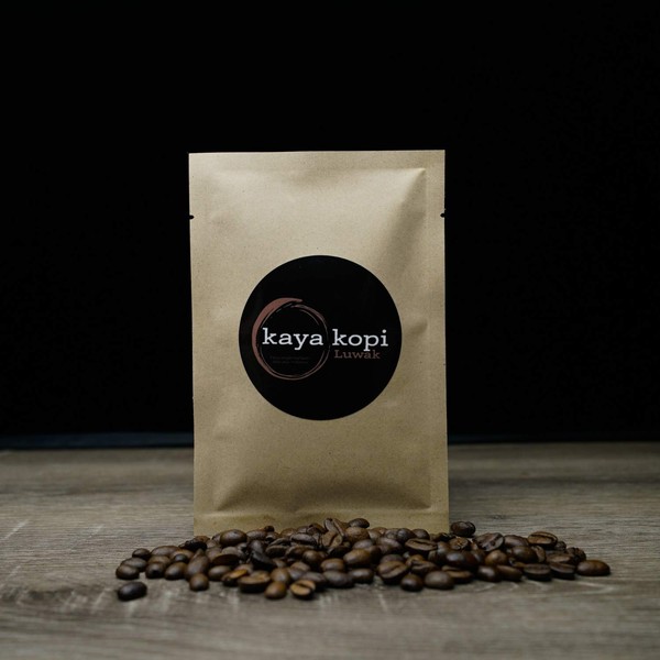Premium Kopi Luwak From Indonesia Wild Palm Civets Arabica Dark Roast Coffee Beans (200 Grams)