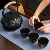RekRang Longevity Crane Cast Iron Teapot, Japanese Style Tetsubin Tea