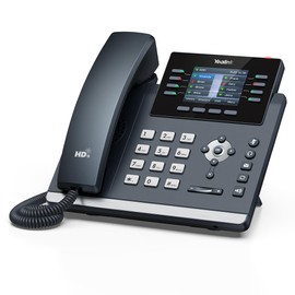 Yealink SIP-T44U-PSU 1301214-12 VoIP Accounts. 2.8-Inch Color Display, PoE Power Adapter Included