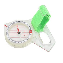 Pssopp Thumb Compass Navigation Compass Clear Scale Hiking Compass for Navigation, Orienteering and Survival