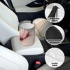 GYLILI Trendy Girly Lotus Silver Car Trash Can Leak Proof