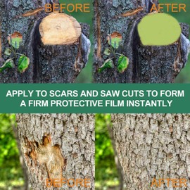 2025 Tree Wound Sealer,Tree Wound Pruning Sealer,Pruning Sealer,Tree Wound Dressing With Brush,Tree Wound Sealer Healing Paste,Bonsai Cut Paste,Bonsai Tree Pruning Sealer For Tree Wound (1SET)