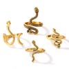 Gold Boho Ring Sets Stackable Knuckle Ring Vintage Snake Finger