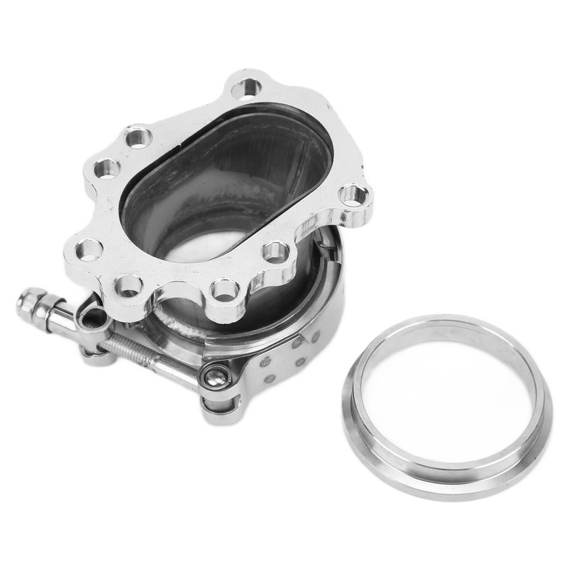 8 Bolt Turbo Downpipe Flange Stainless Steel 2.5in V Band