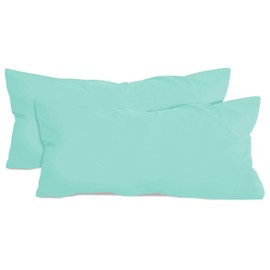 Npluseins 1331.1812 Cotton Pillowcases, Jersey, Various Colours, Pack of 2