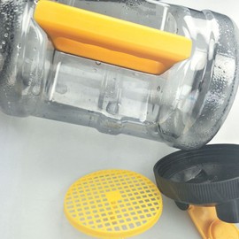 2X 2.5L Wide Mouth Plastic Sport Water Bottle Outdoor Large Capacity Water Bottle Space Drinking Bottled Water