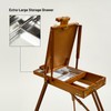 ATWORTH French Easel for Painting, Deluxe Beech Wooden Field &