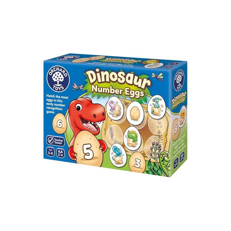 Orchard Toys Dinosaur Number Eggs Number and Counting kids Educational