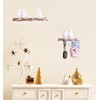 QUMENEY Resin Bird Hook Creative Wall Hook Vintage 2 Birds