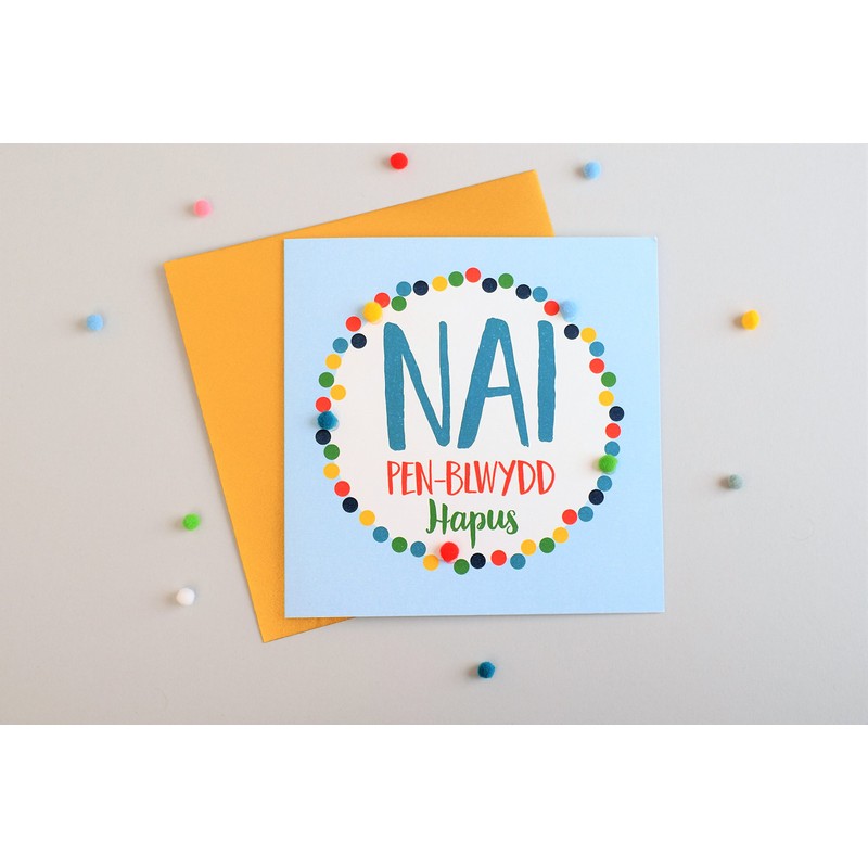 "Pom Pom""Happy Birthday, Nephew"" Greeting Card" WPOM039