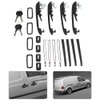 4PCS Car Front Rear Left Right Exterior Door Handle with