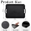 6 Pcs Serving Trays with Handles Trays for Eating 16
