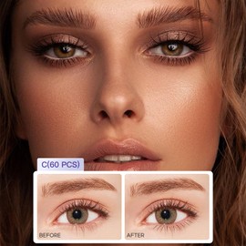 FelinWel Bottom Lash Clusters for Natural C Curl Bottom Eyelash Clusters,5-7mm DIY Lower Lash Extension