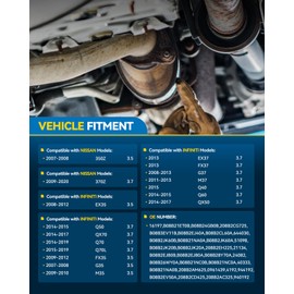 PHILTOP High Flow Right Catalytic Converter Kit 16197 644030 Compatible with INFINITI, Nissan 2008-2013 G37, 2014-2015 Q50, 2007-2008 G35, 2009-2020 370Z, 2014-2017 QX50, 2008-2012 EX35, 2011-2013 M37