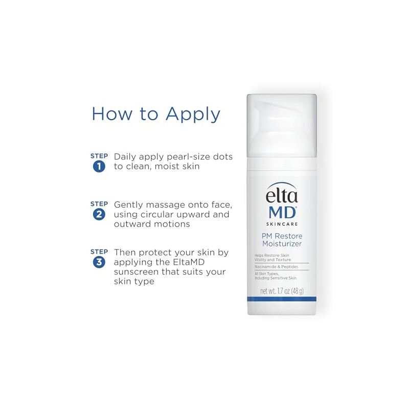 Elta MD Crema Hidratante Restauradora Pm Restore Moisturizer 48g