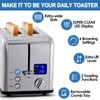 Toaster 2 Slice, CUSIMAX Stainless Steel Toaster with Large LED